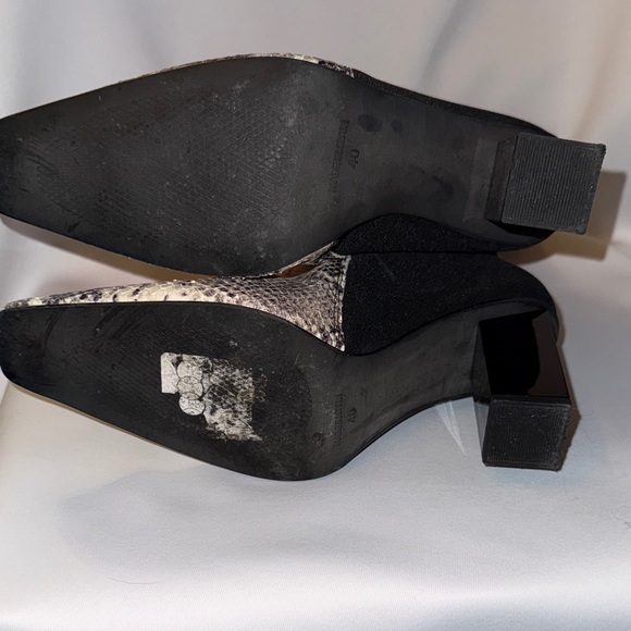 L'INTERVALLE SNAKESKIN HEELED BOOTS - Picture 5 of 6